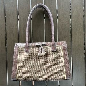 VINTAGE 90s Y2K LIZ CLAIBORNE TWO-TONE MINI HANDBAG!!